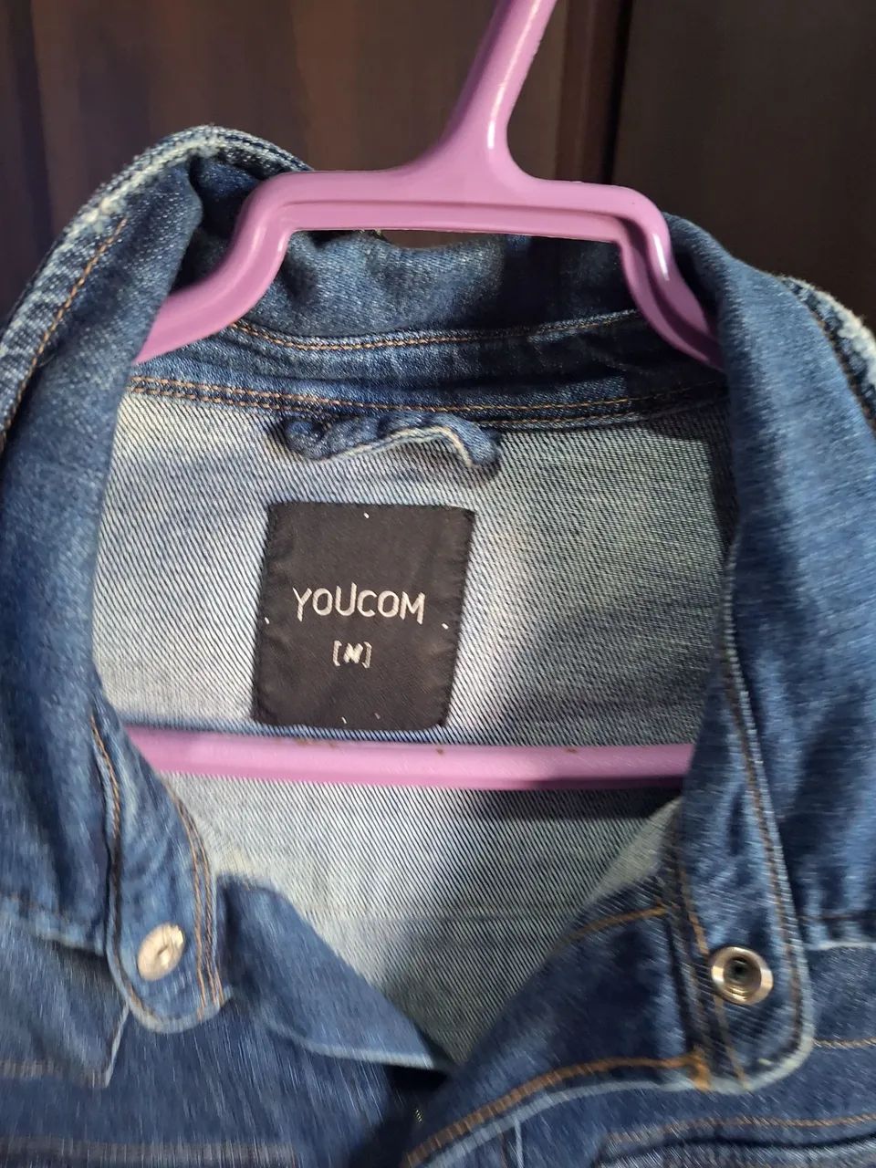 Camisa JEANS YOUCOM Manga longa  - Foto 2