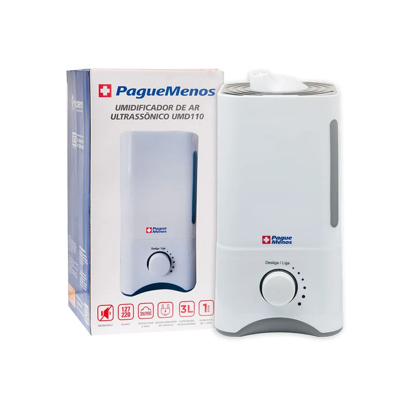 Umidificador de Ar Ultrassônico Pague Menos UMD110