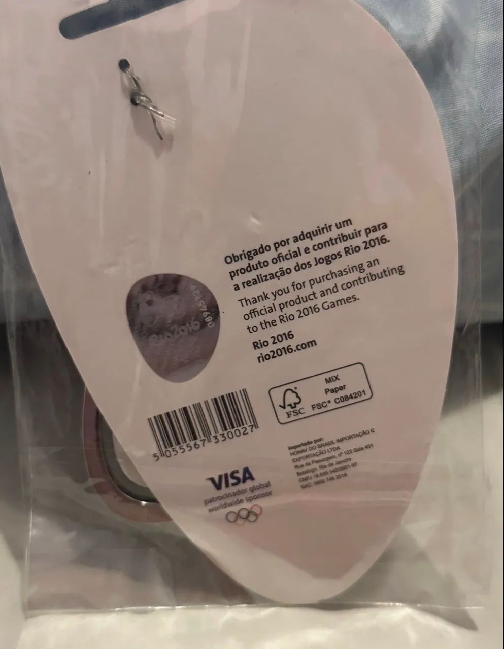 chaveiro rio 2016 olimpíadas - oficial (com selo de autenticidade) - Foto 2