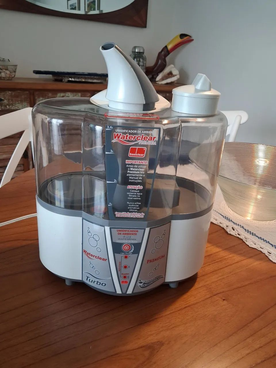 Umidificador e purificador da ambiente Waterclear Premium Ultrasônico - Foto 2