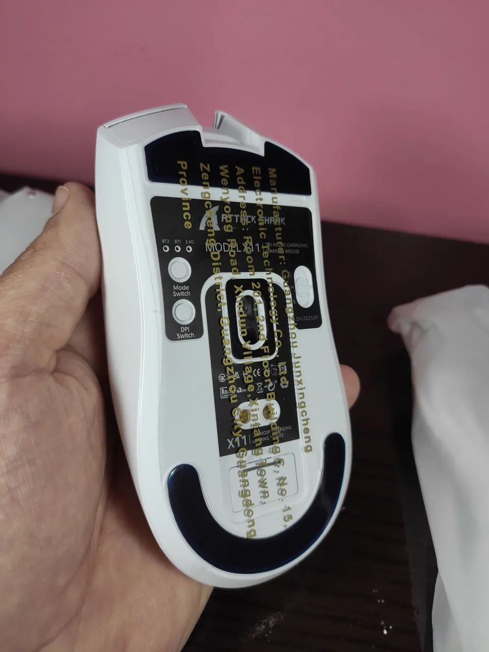 Mouse Attack Shark X11 com base de carregamento (Novo) - Foto 4