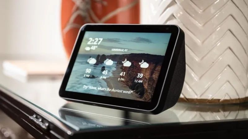 Echo Show 8 Amazon com Alexa - Tela 8" e Som Estéreo - Ótimo Estado - Foto 4