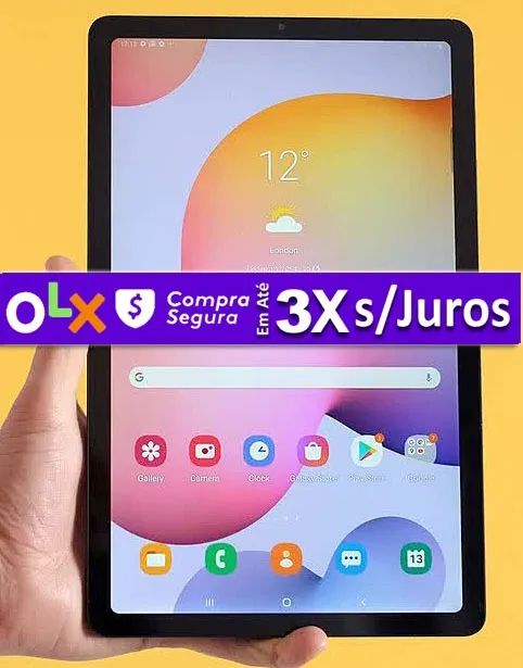 Tablet Galaxy Tab S6 Lite 10.4" 64GB 2024, S Pen, GPS, Wi-Fi+5G, Novo, Cx, Nota e Garantia