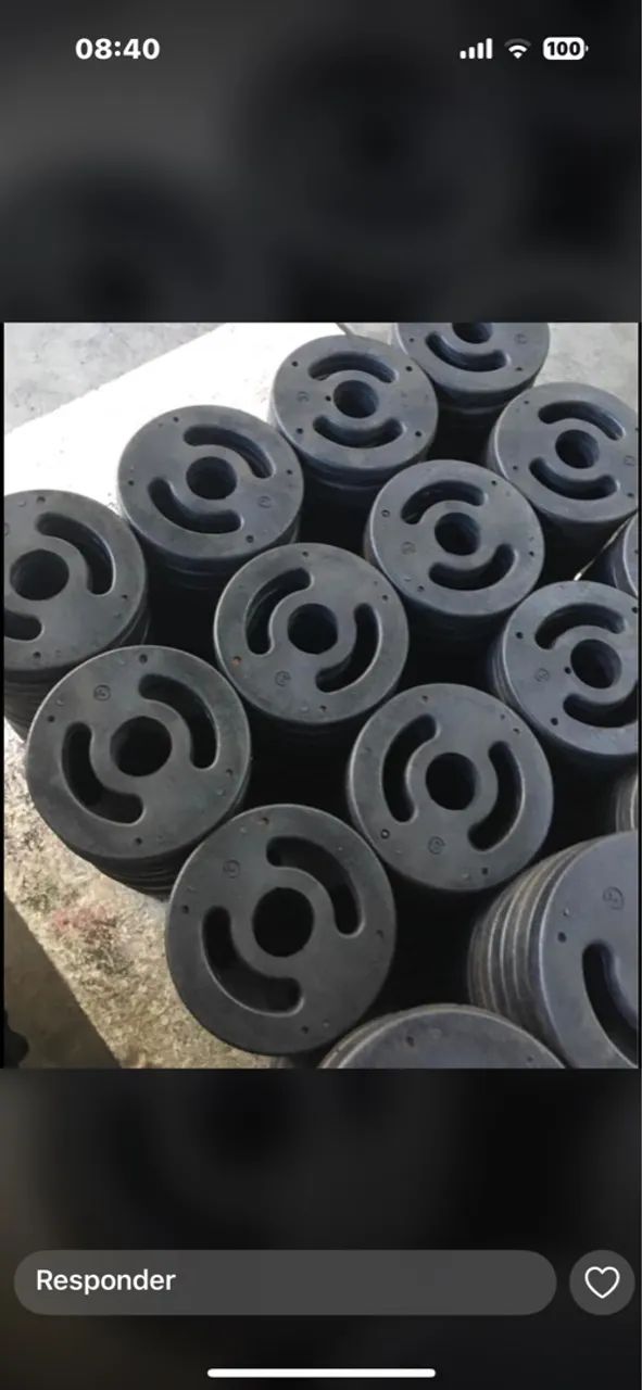 Academia - Anilhas - Halteres - Dumbell - Barras  - Foto 3