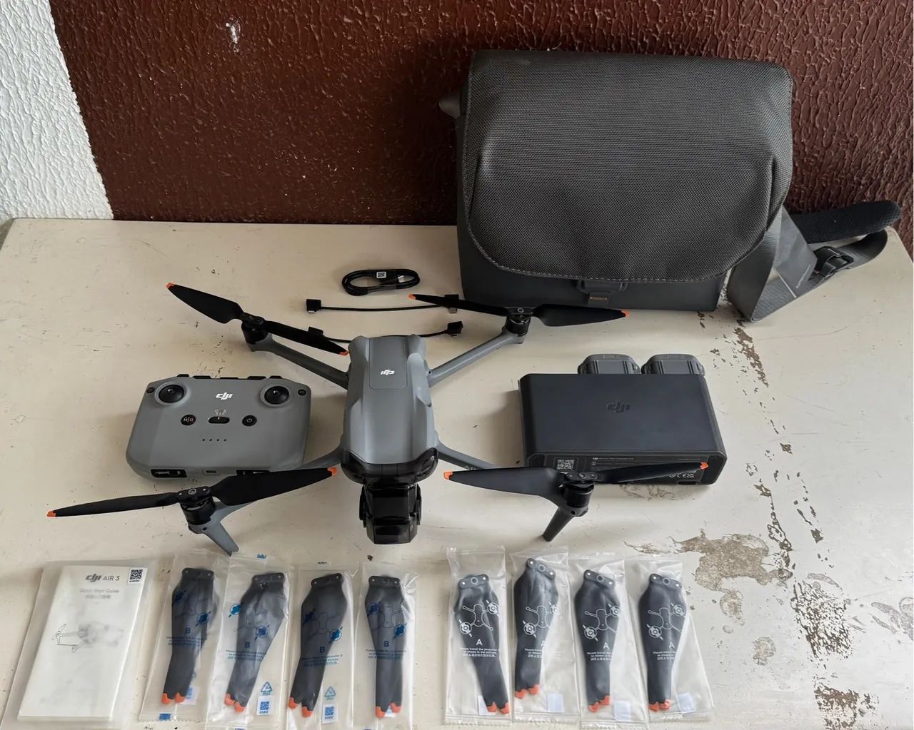 DJI AIR 3 Standard RC-N2 Seminovo Homologado ANATEL - Perfeito Estado - Foto 5
