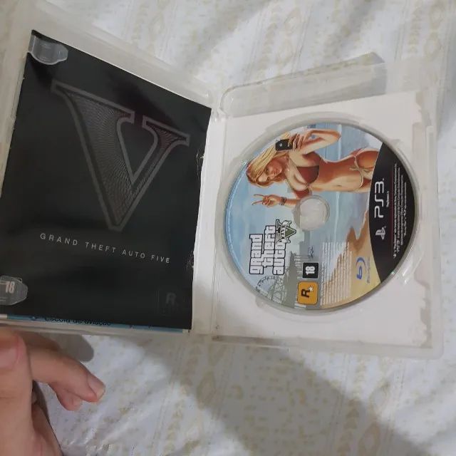 jogo gta v 5 ps3 com mapa - Foto 2