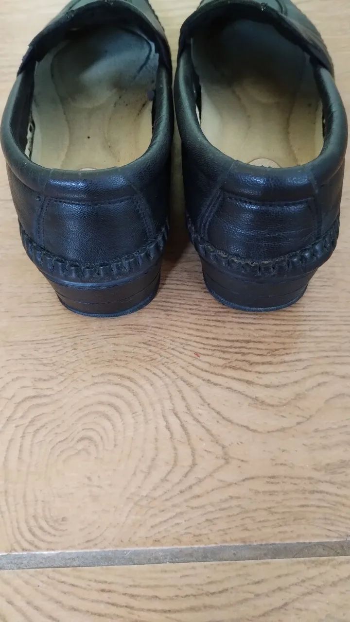 Sapatos Mocassim de Couro Confortável  - Foto 3