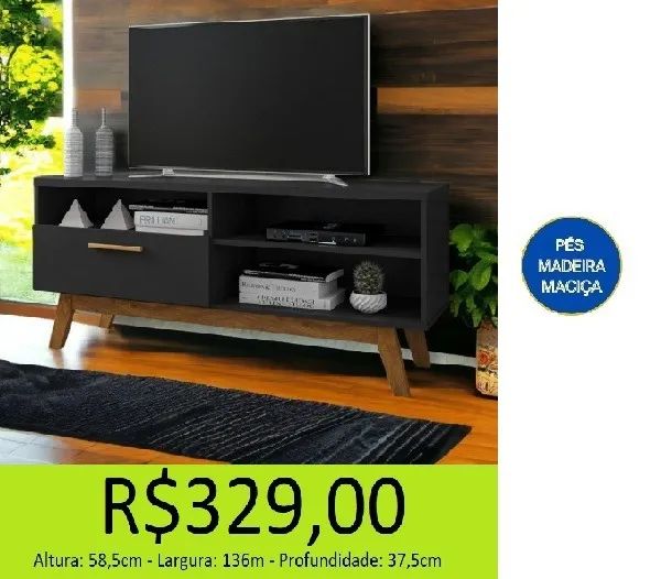 Rack de sala - parcelamos sem juros  - Foto 3