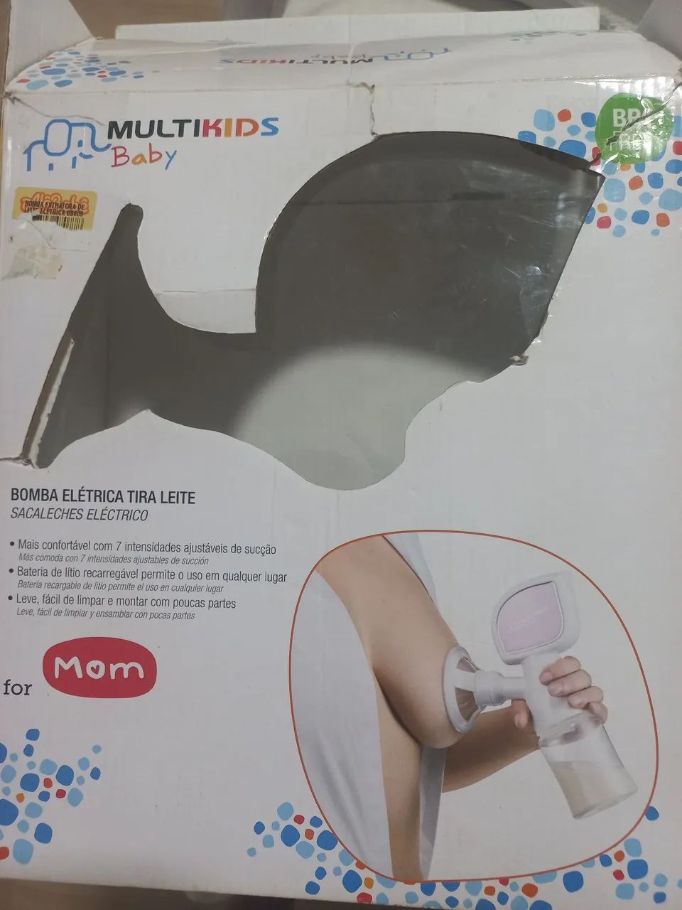 Bomba elétrica de tirar leite - multikids baby - Foto 2