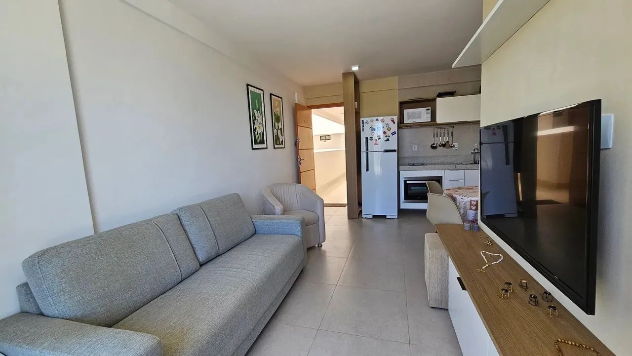 VENDE - Apartamento mobiliado com 51,40m², 2 quartos/suíte, varanda vista mar, 1 vaga - Pr - Foto 4