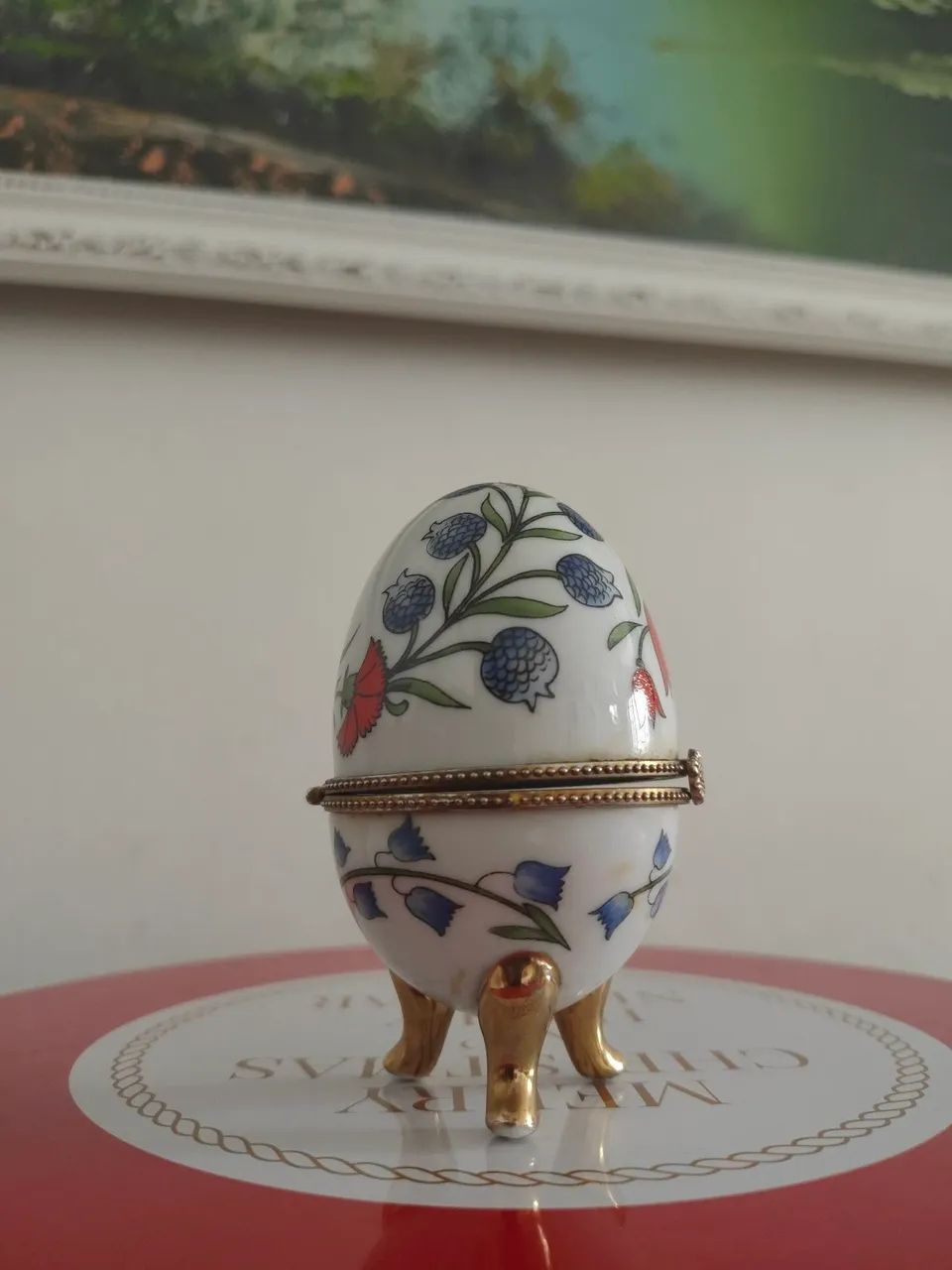 Caixa de bijoux formato Ovo três pés - Foto 3