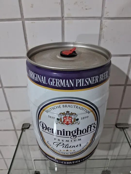BARRIL DE CHOPP  Denninghof (vazio) 5 litros para decoração de ambientes.