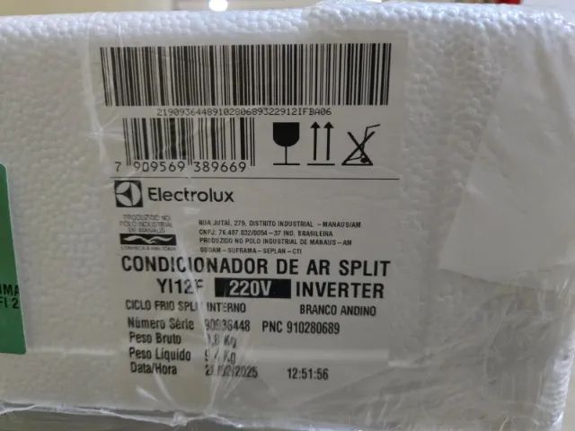 Ar Condicionado Split Inverter Wi-Fi Electrolux Color Adapt 12.000 Btus Frio 220v - Novo - Foto 5