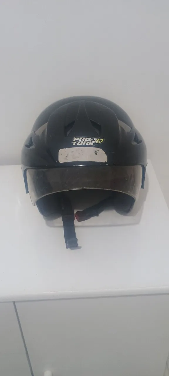 Capacete Pro Tork Preto com viseira