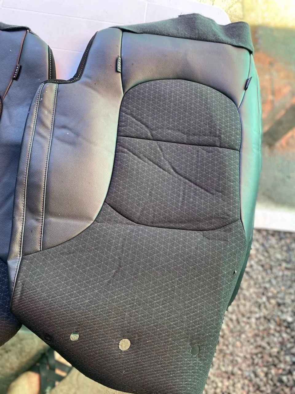 Capas em couro com tecido Original Creta Sport  - Foto 5