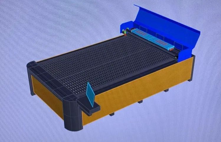 MAQUINA LASER GRANDE MESA 3mt x 2mt