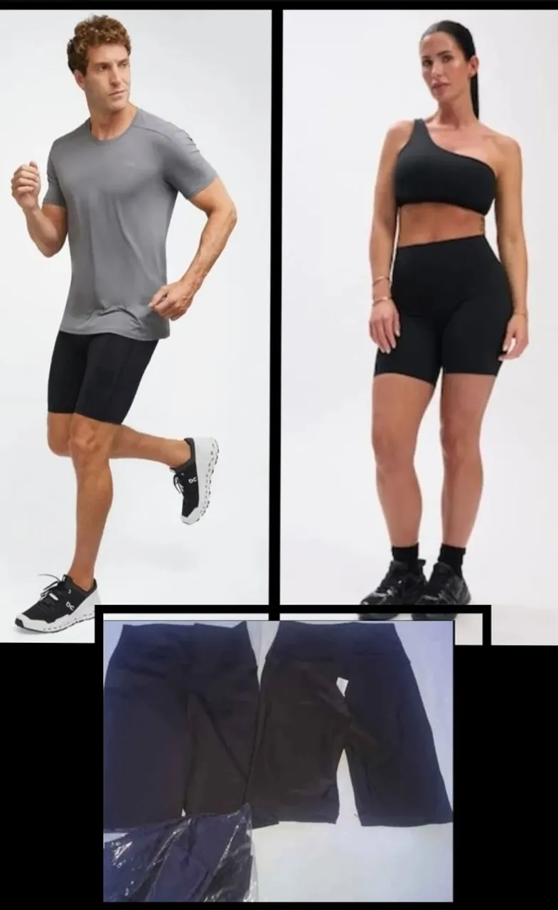 Shorts Legging novas 2 pelo preco de 1, tam P