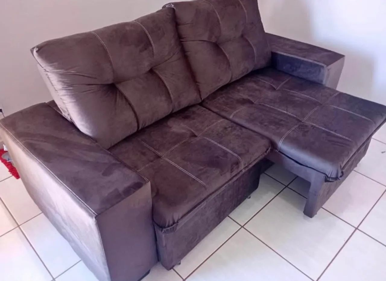 Sofá retrátil reciclável Maresia novo 