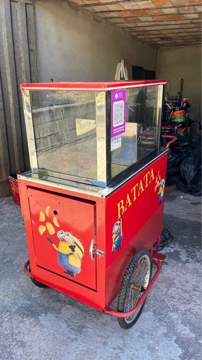 Carrinho de Pipoca ou batata Completo - Foto 6