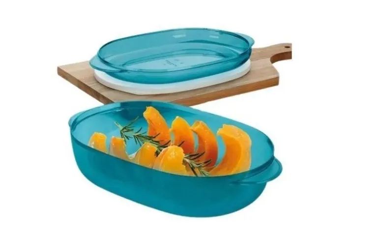 Tigela Microplus Oval Policarbonato 1,5 L Tupperware - Foto 2