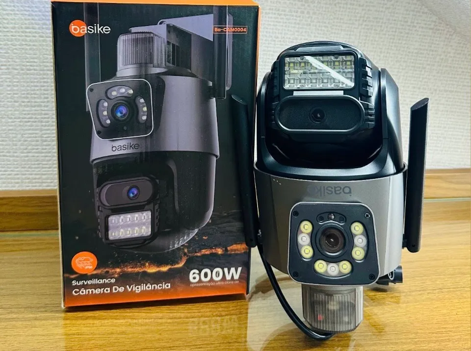 Câmera de Segurança Inteligente Basike 600W - Visão Noturna