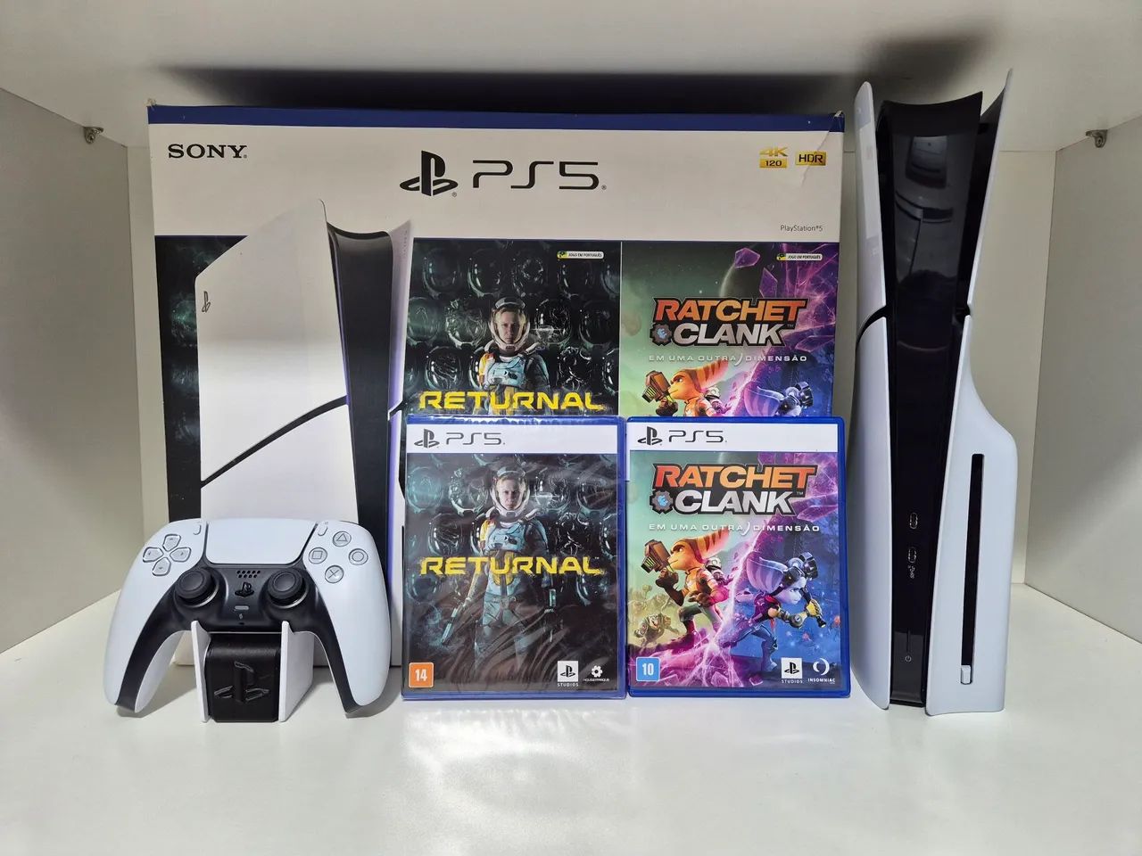 PS5 | Playstation 5 Slim 1TB Seminovo Com Leitor | Aceito Cartão!!! - Foto 2
