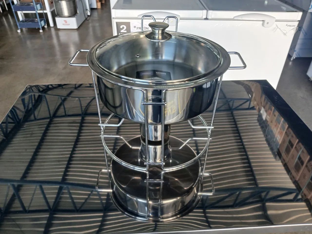 Rechaud Redond Savoy, Brinox 4,5 Lts