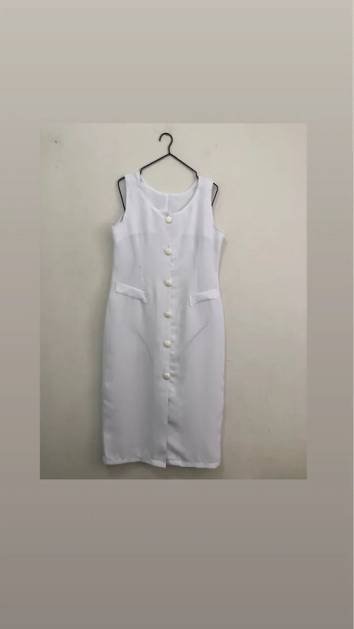Vestido Branco tamanho P