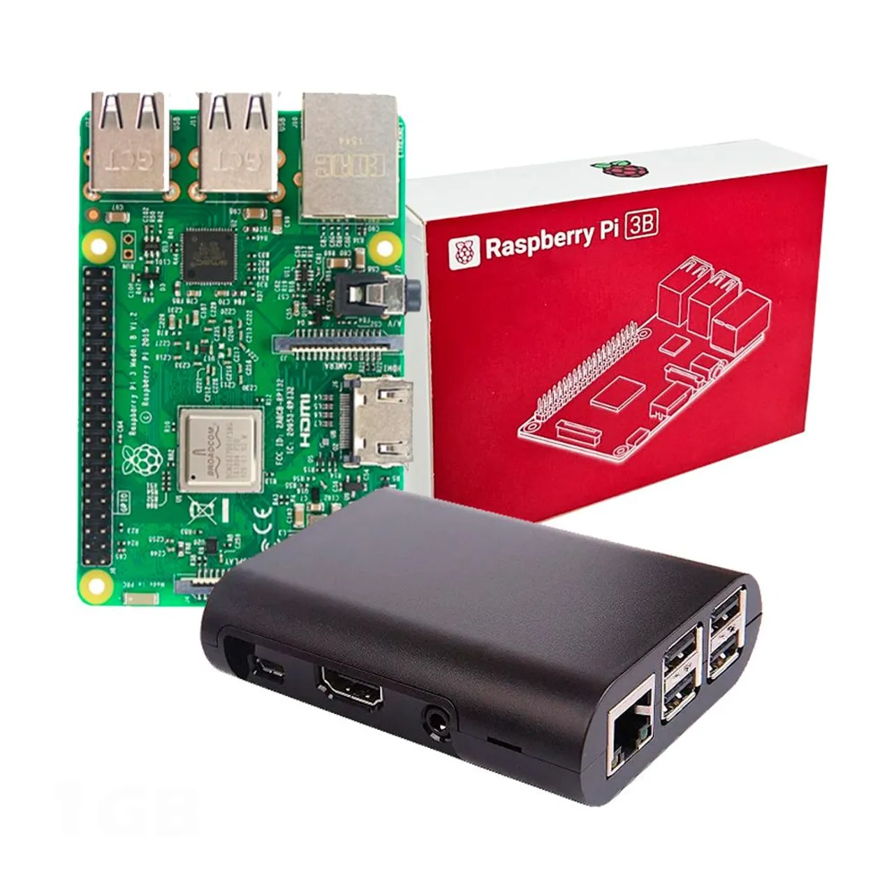Raspberry Pi 3B + Case