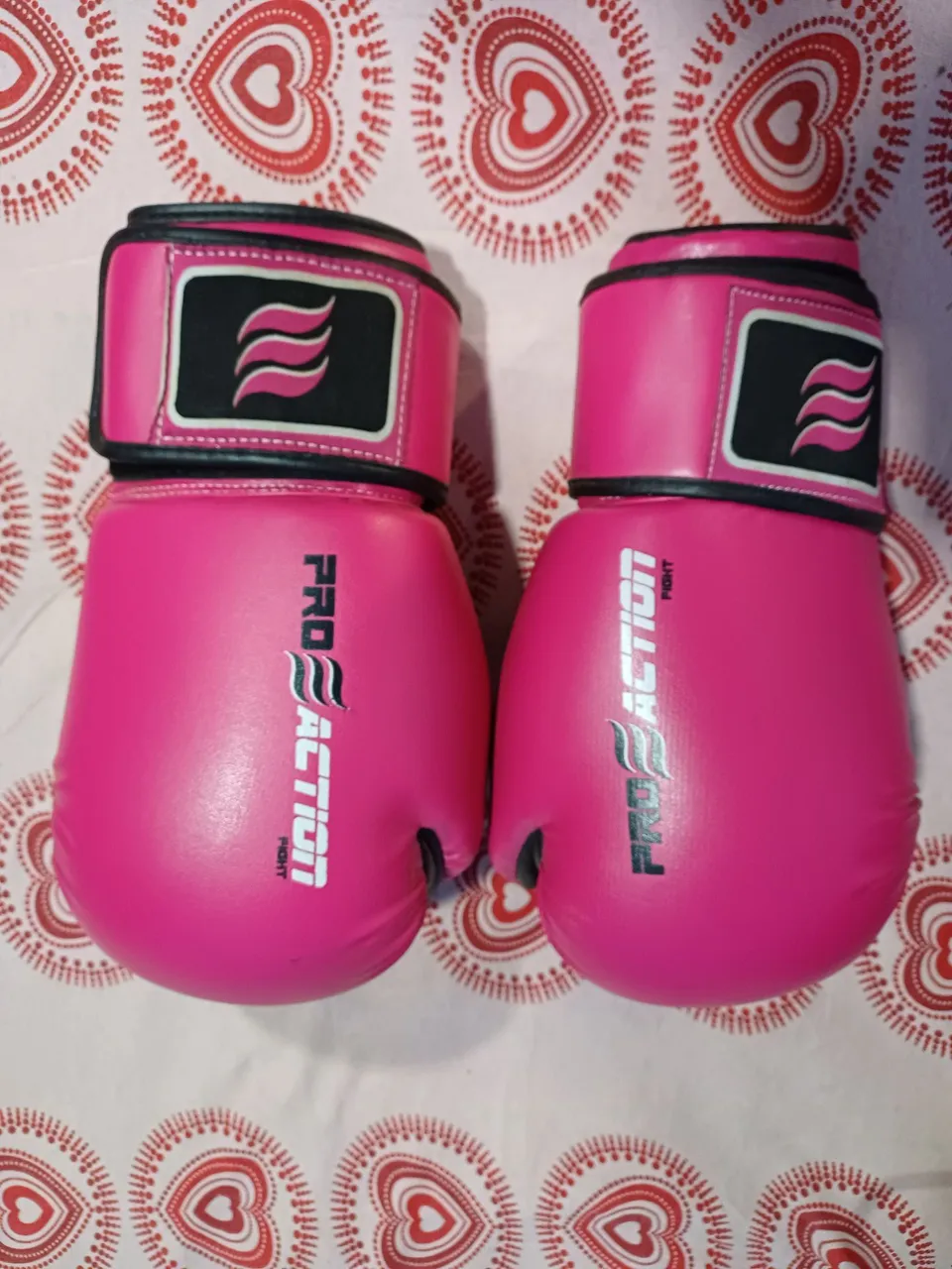 Luvas de Boxe Proaction Fight - Rosa