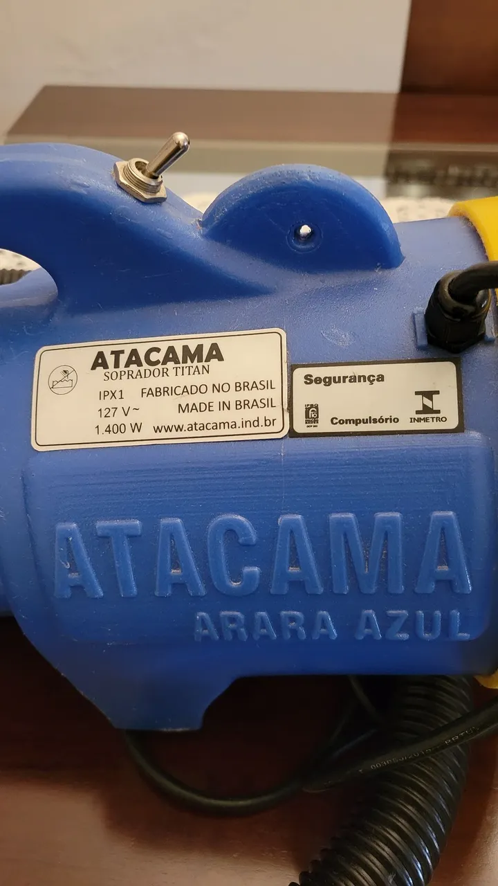 Soprador pet Atacama Arara Azul