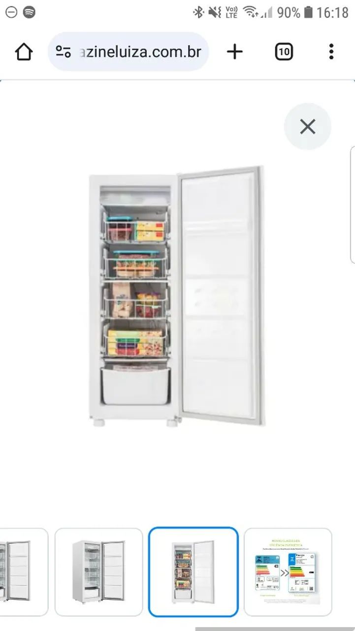 Freezer Vertical Consul Slim 142 Litros - CVU20GB