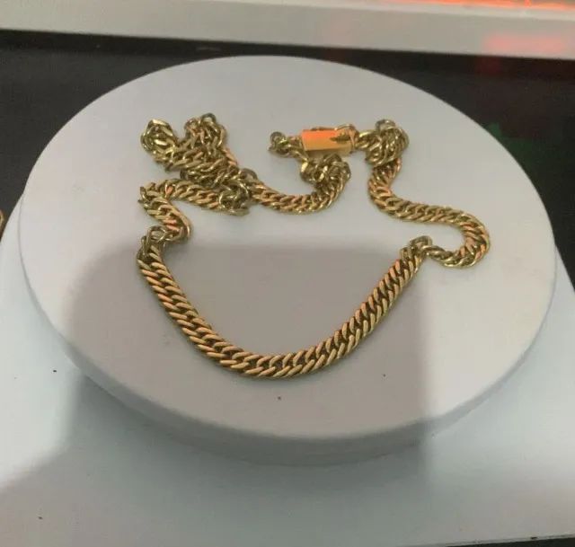 Pingente e corrente de OURO 18k  - Foto 4