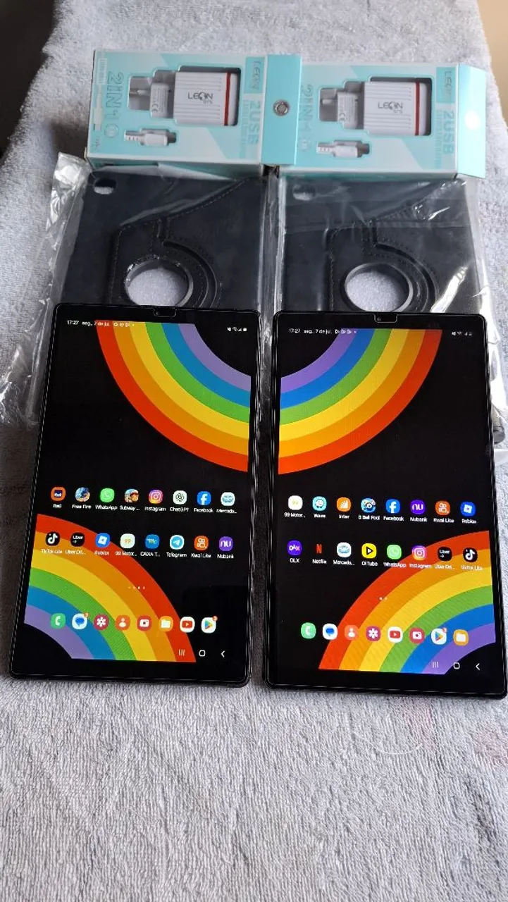 2 Tablet Samsung Tab A7 Lite Chip 4.5G 32Gbs/4Gbs ram 8.7 polegadas 600 CADA