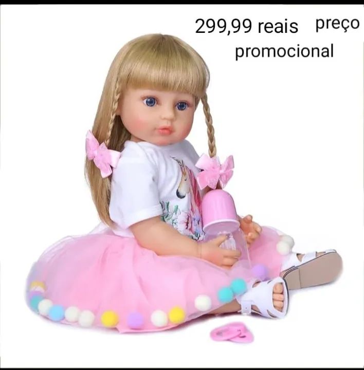 Boneca Reborn Bebê Realista - Pronta Entrega
