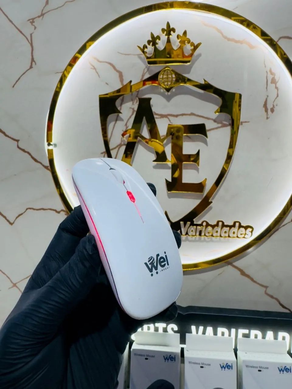 Mouse sem fio recarregável  - Foto 2