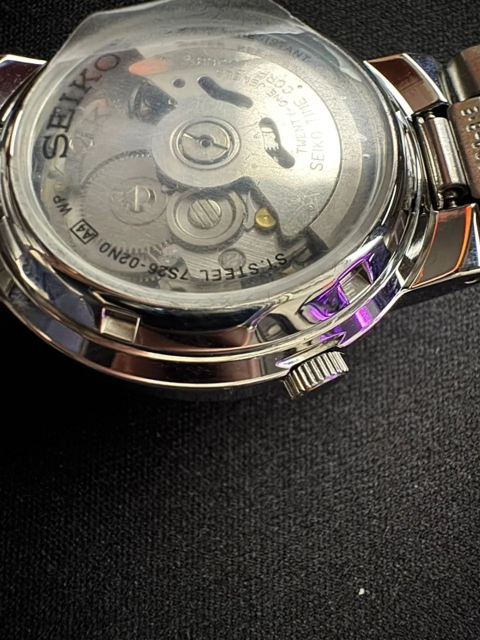 Relógio Seiko 21 Jewels Automático - Duplo Calendário, Caixa 37mm, Pouquíssimo Usado! - Foto 3