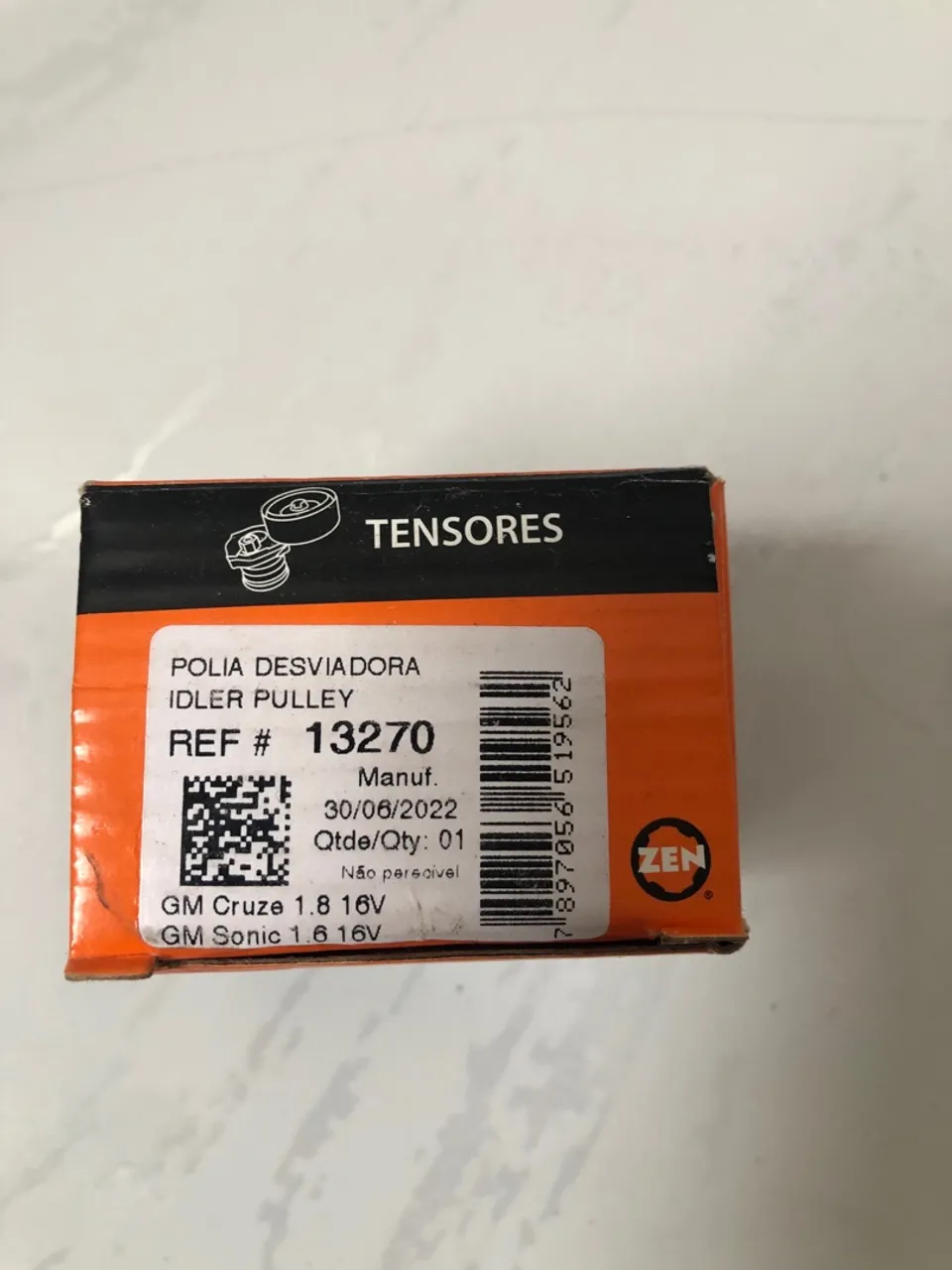 Polia Desviadora Idler Pulley GM Cruze Sonic 1.6 1.8 16V