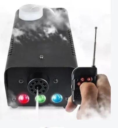 Máquina De Fumaça Rgb 3 Led 600w Controle Duplo Para Balada - Foto 5