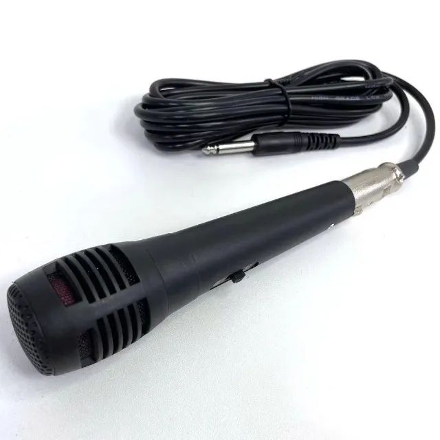 Microfone Karaokê Com Fio Dinâmico P10 - Foto 3