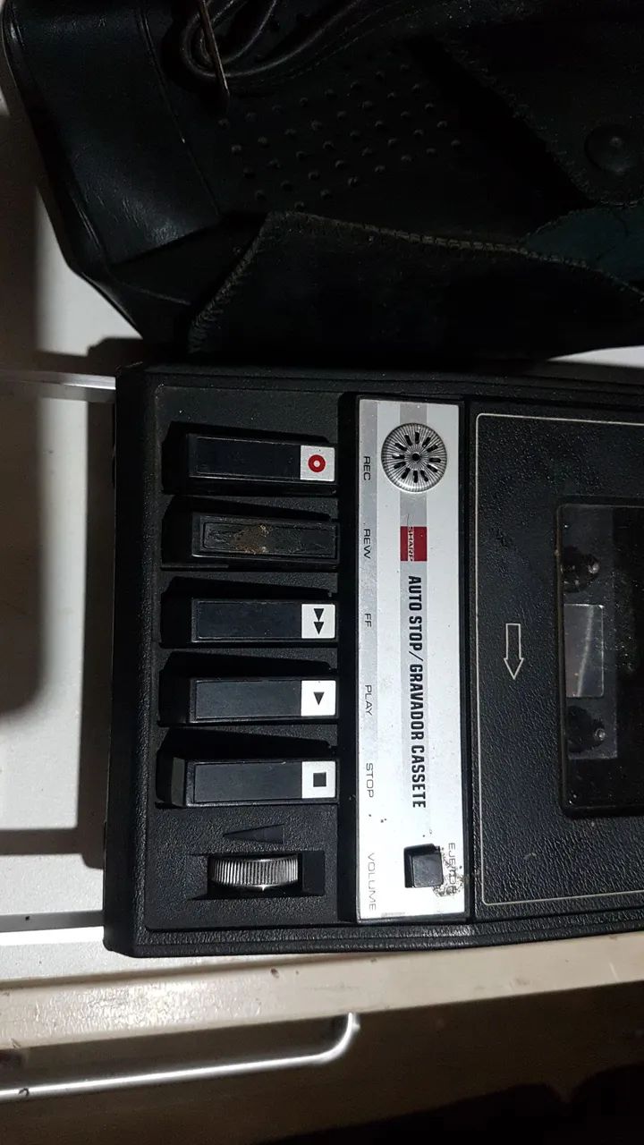 Gravador Cassete Portátil Sharp