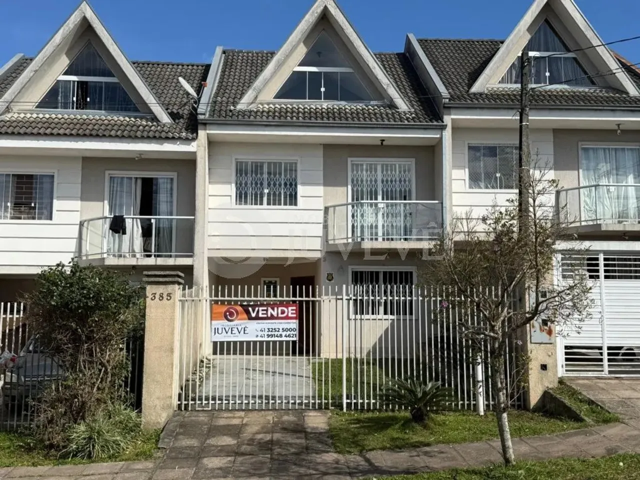 IMOBILIÁRIA JUVEVE VENDE SOBRADO RUA REI DAVID, 385 SANTA CÂNDIDA 2 VAGAS, ESPAÇO GOURMET,