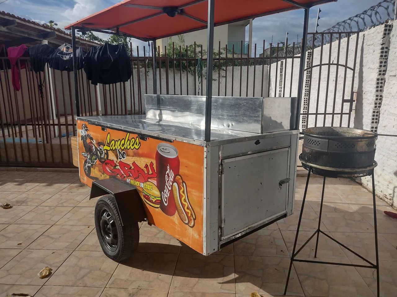 Carrinho de lanche completo  - Foto 4