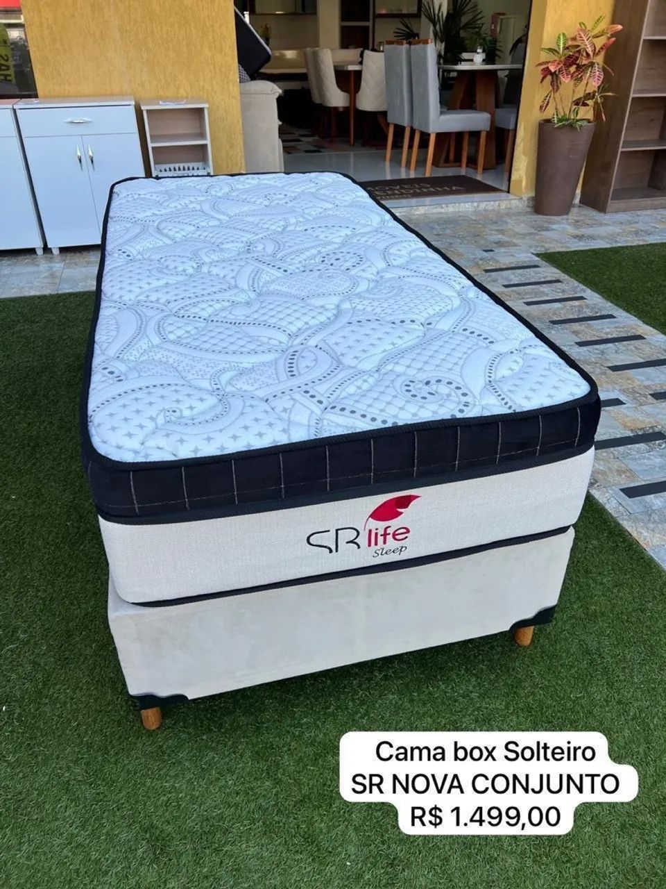 Cama Box Solteiro SR NOVA CONJUNTO