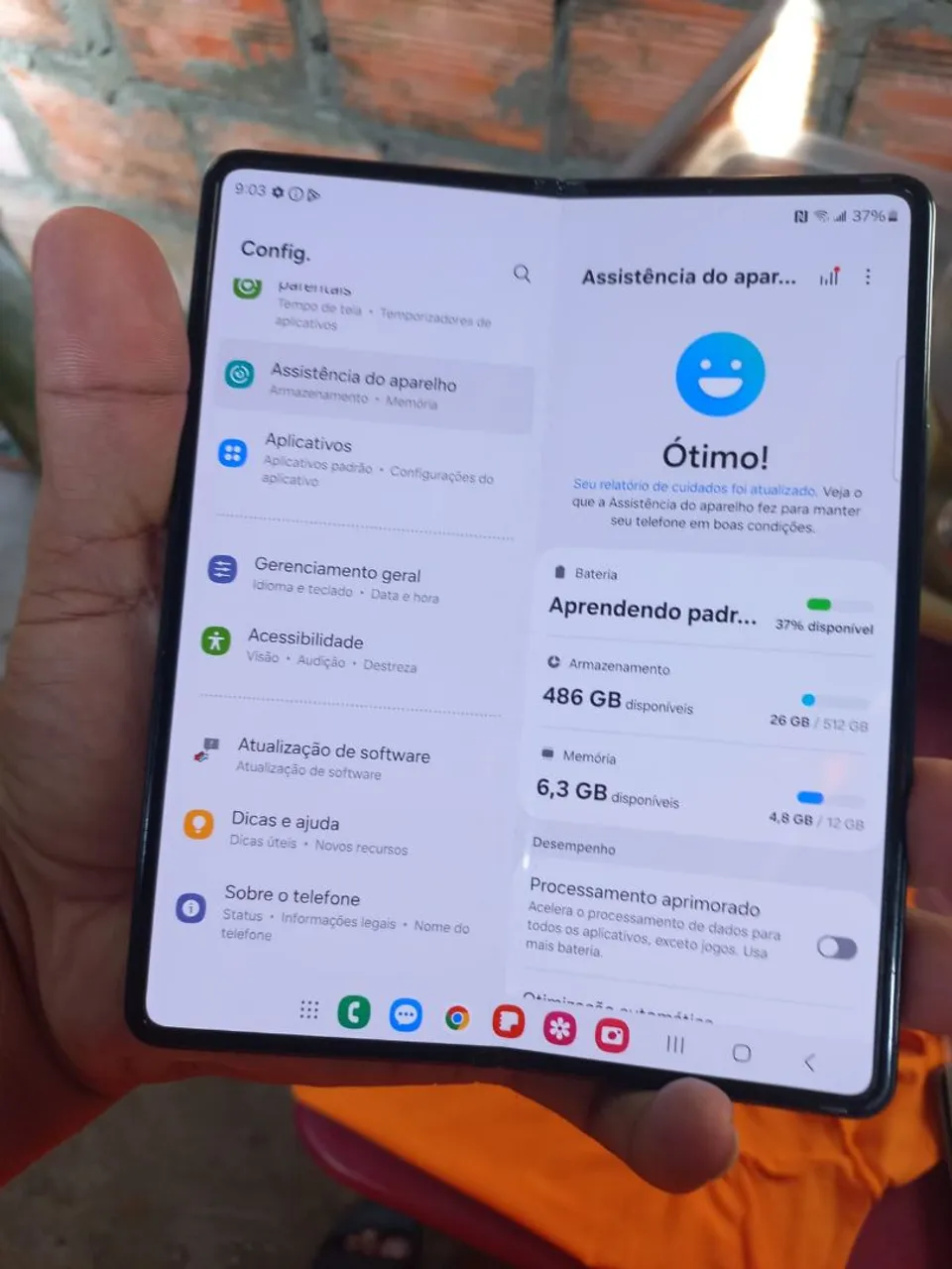 Galaxy Zfolde 3 5G 512 GB 12+8 ram