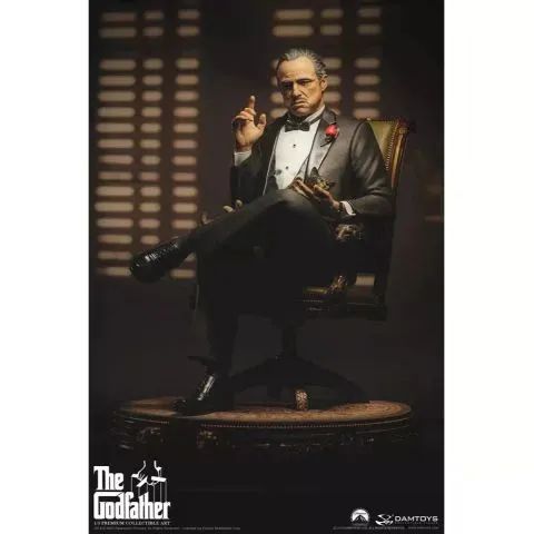 Cenário Damtoys 1/3 O Podereso Chefão - Vito Corleone - The Godfather  - Foto 5