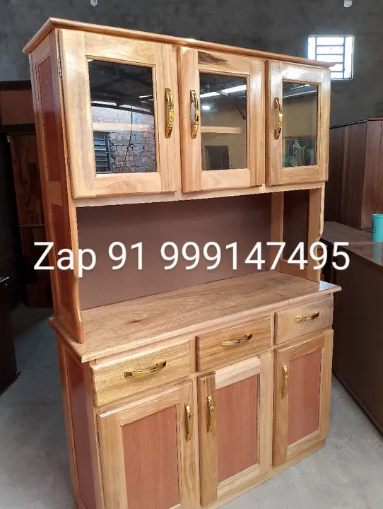 Armário de cozinha 3 portas espelhado novo