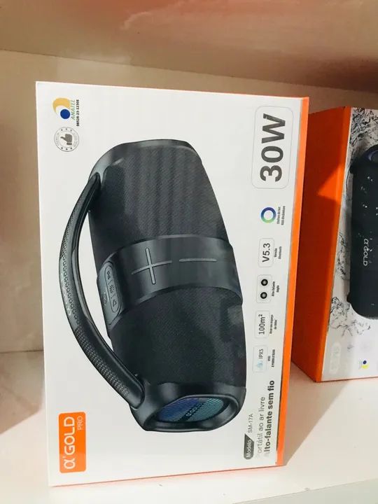 Caixa de Som Bluetooth a-Gold Pro 30W - IPX5 -  SM-17A - Foto 2