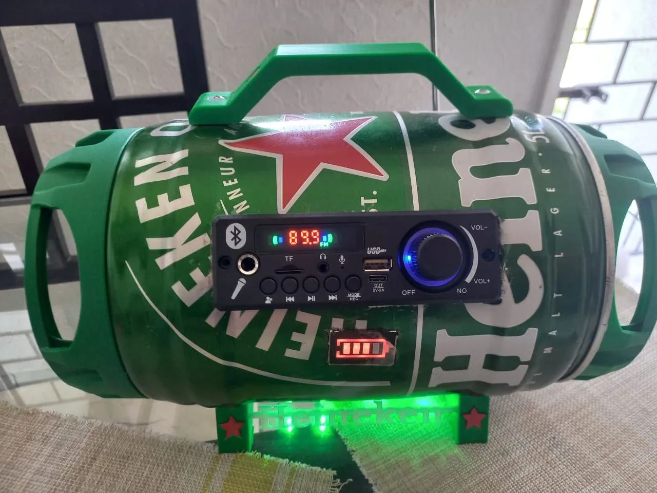 Caixa de Som Heineken Artesanal - 6x no cartão  - Foto 4