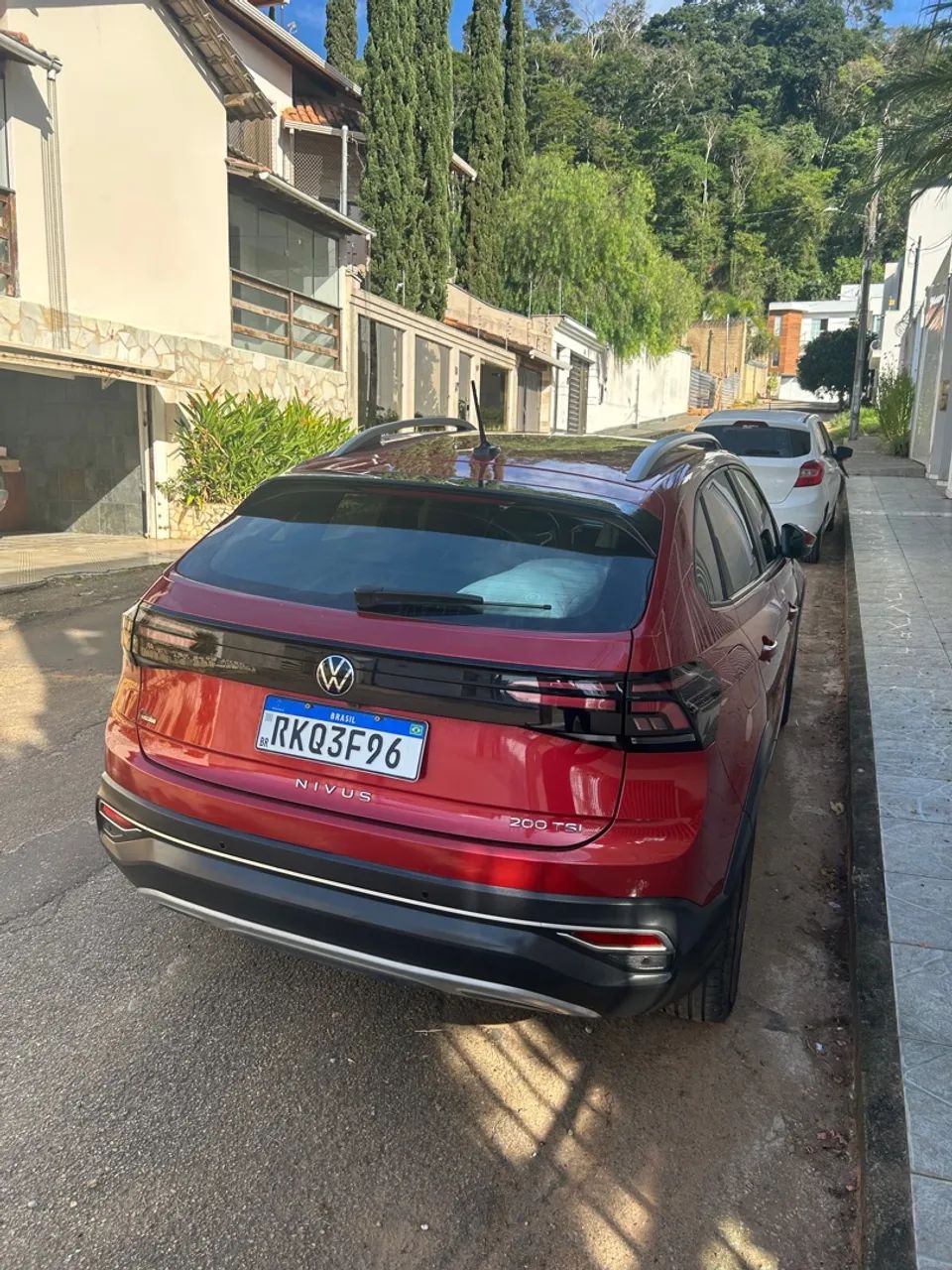 Volkswagen Nivus Highline 1.0 Turbo - Vermelho Sunset - Top de Linha! - Foto 4